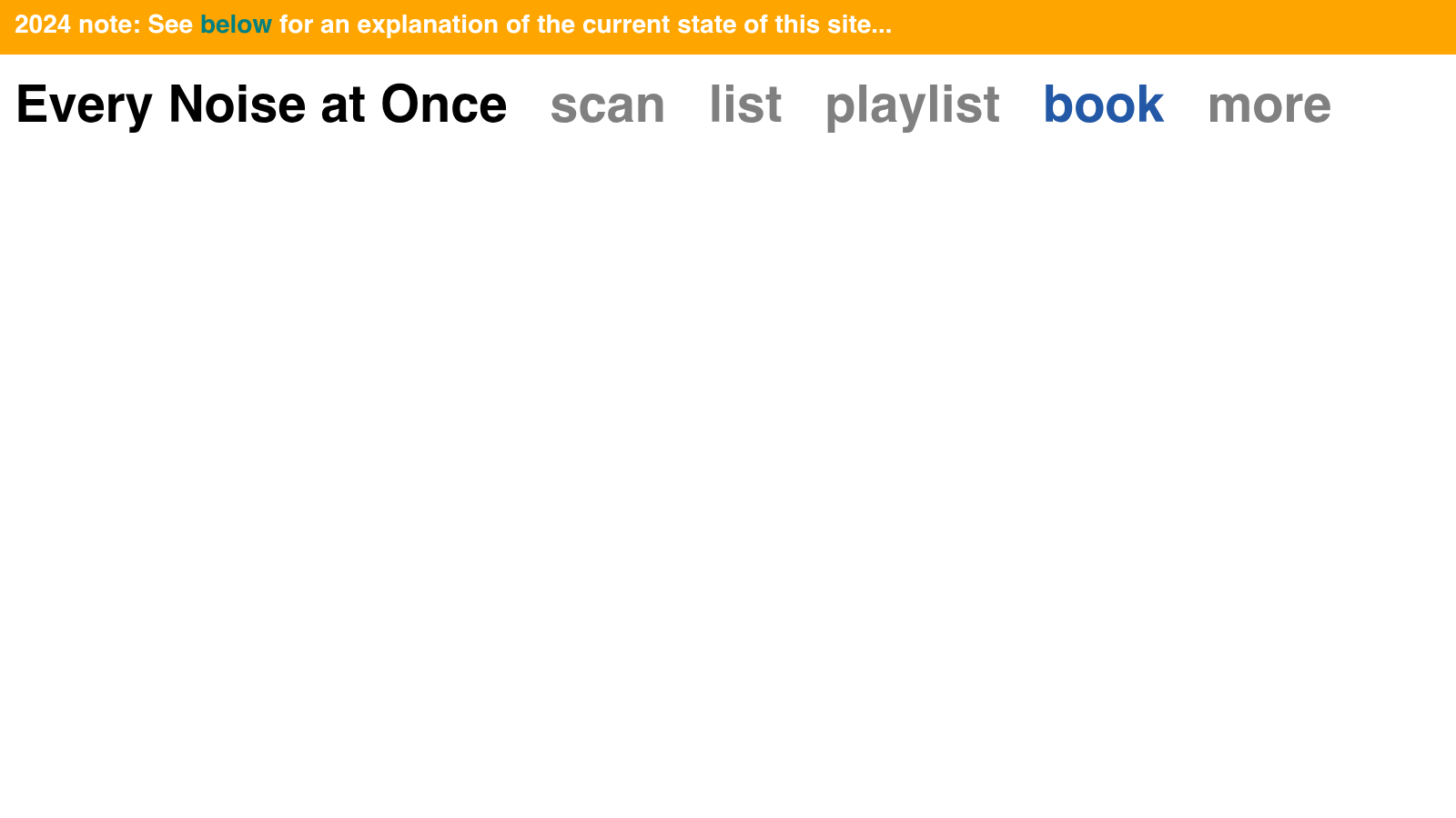 Every Noise at Once preview